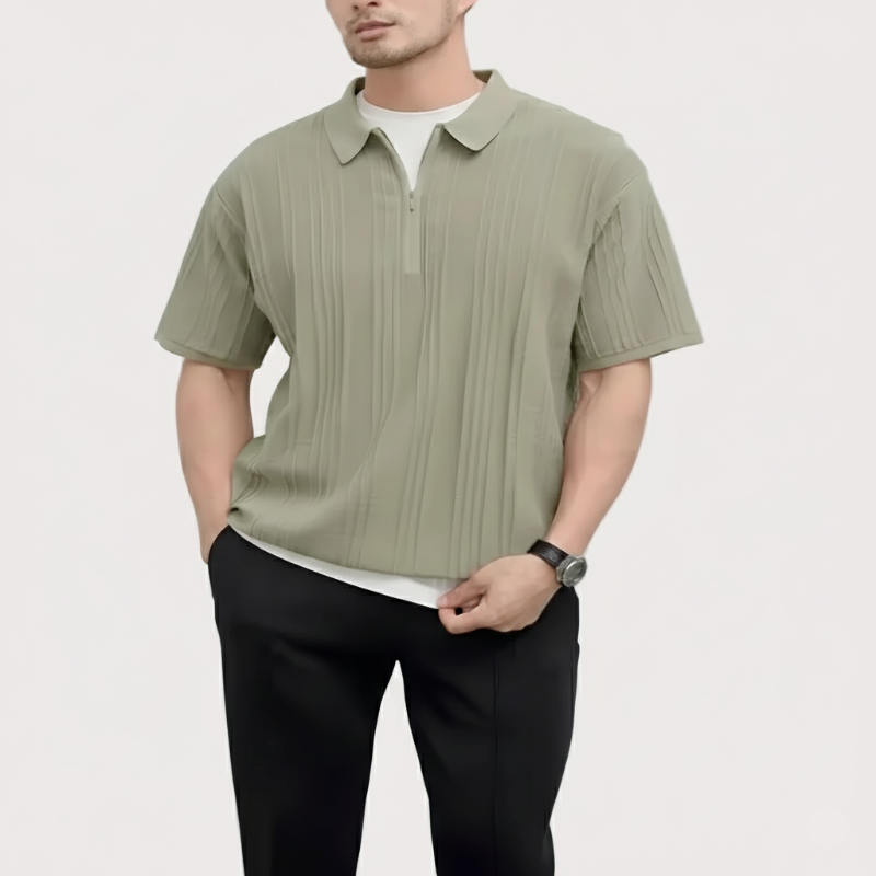 Pure Ribbed Polo