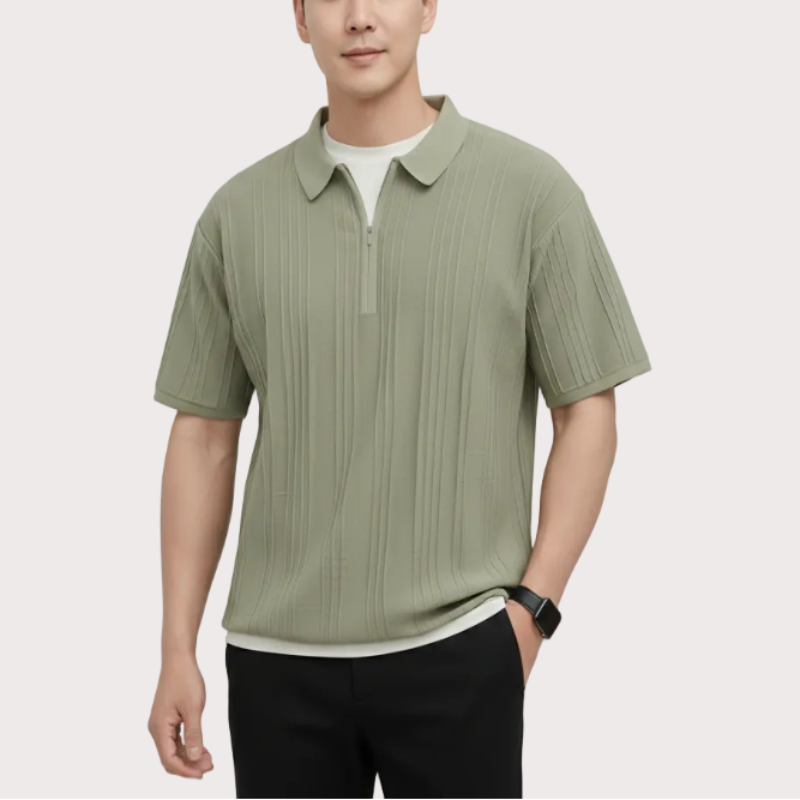 Pure Ribbed Polo